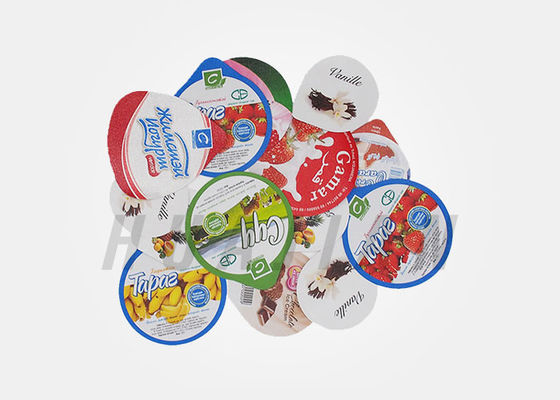 Autoadesivi d'etichettatura della buccia di alluminio dell'alimento facile della stagnola per le capsule del latte del caffè