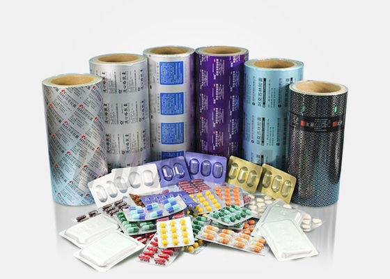 La stagnola di alluminio stampata della bolla del trattamento 6gsm per il farmaco imballa
