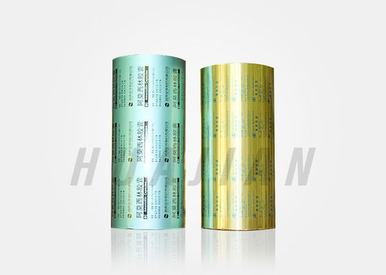 Rotolo farmaceutico del di alluminio dell'oro delle pillole 750mm delle compresse della capsula