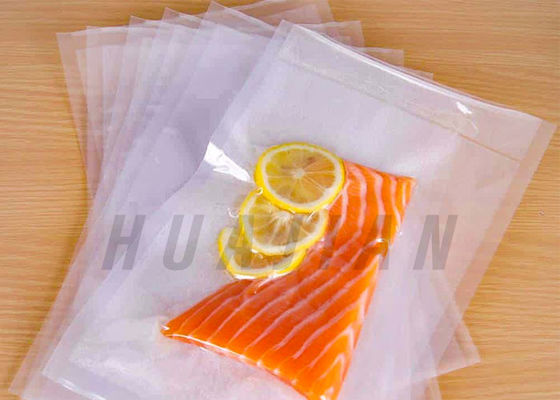 Borse dell'alimento della chiusura sottovuoto della plastica 0.16mm dell'alimento per la carne di salsiccia del prosciutto