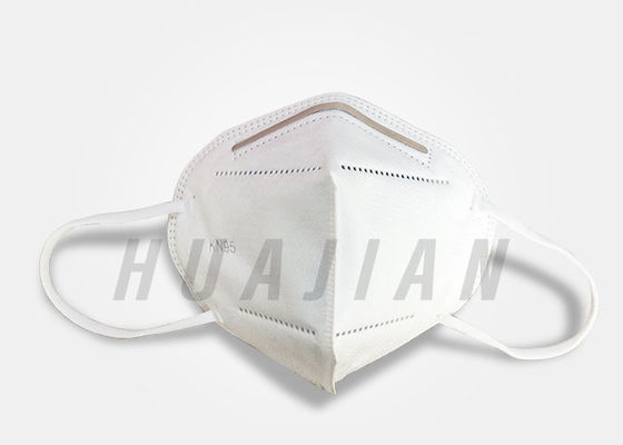 Respiratore 5 maschera di protezione certificata GB2626 di FDA del CE della piega KN95