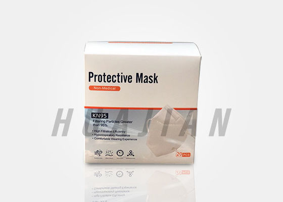 GB2626 bianco protettivo 3D che piega 5 la maschera di protezione della piega KN95