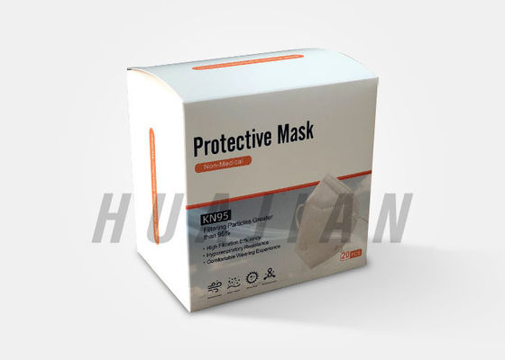 Respiratore 5 maschera di protezione certificata GB2626 di FDA del CE della piega KN95