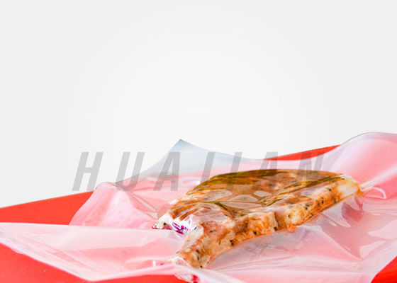 Borse dell'alimento della chiusura sottovuoto della plastica 0.16mm dell'alimento per la carne di salsiccia del prosciutto